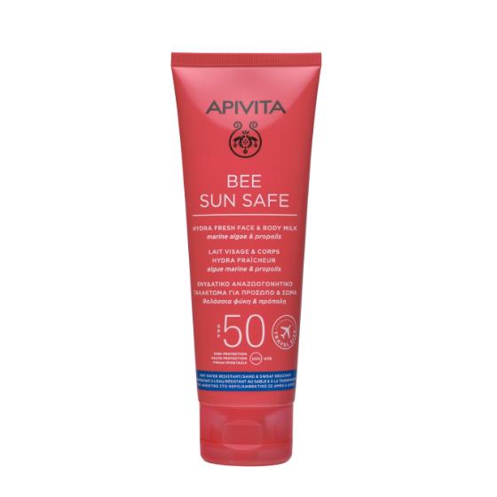 Bee Sun Safe Face Hydra Fresh Face & Body Milk SPF50 - Travel Size 100ml