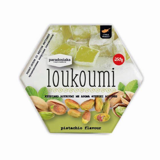 Traditional Cyprus Delights with Pistachio Flavour 250g