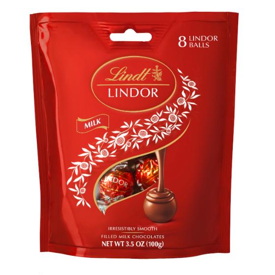 Lindt Lindor Milk Chocolate Balls 100g