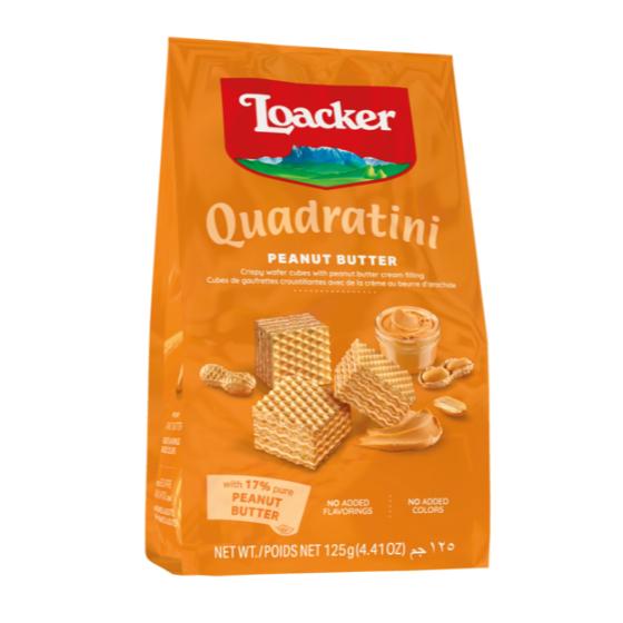 Loacker Quadratini Peanut Butter 125g