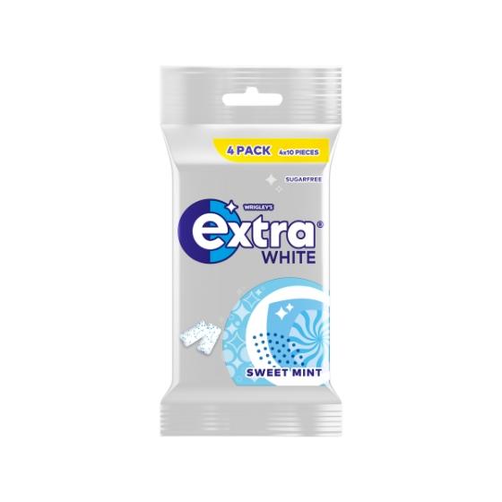 Extra White Sweet Mint 4-Pack 56g