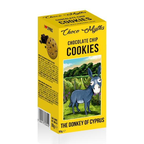 The Donkey Of Cyprus Yellow - Chocolate Chip Cookies 90g