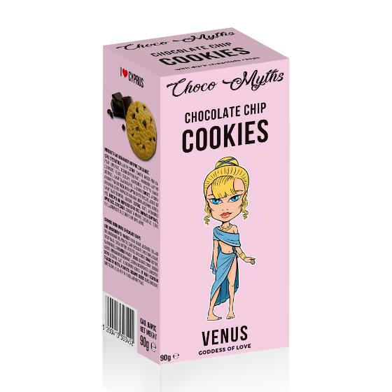 Venus Goddess Of Love Pink - Chocolate Chip Cookies 90g 