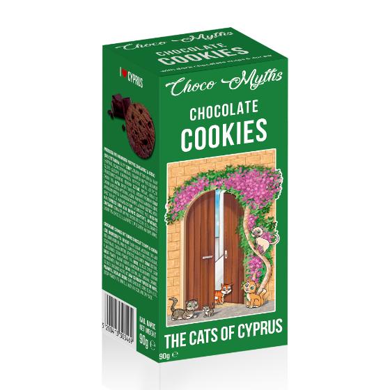 The Cats Of Cyprus Green - Chocolate Cookies 90g