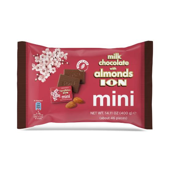 Ion Milk Chocolate with Almond Mini 400g