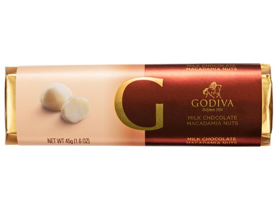 Godiva Bar Milk Macadamia 45g