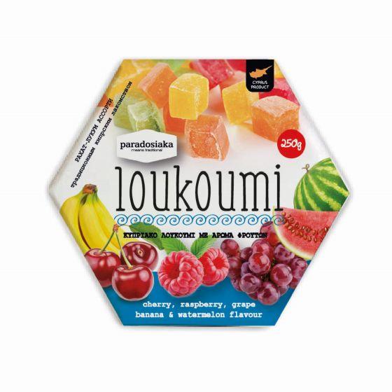 Loukoumi Assorted Grape Flavours 250g