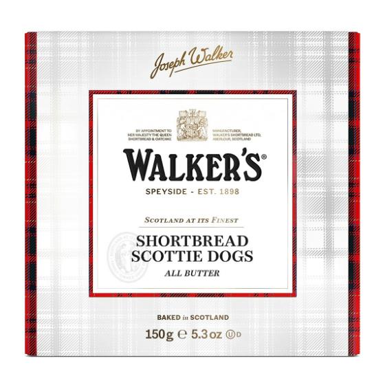 Walkers Scottie Dog Shortbread Gift Box 150g