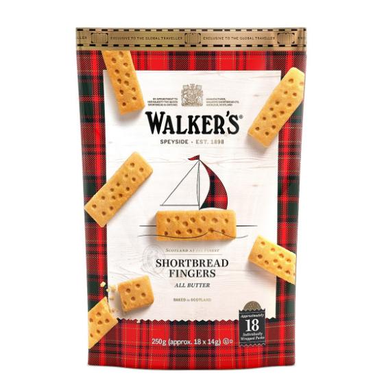 Walkers Shortbread Fingers Share Bag 250g
