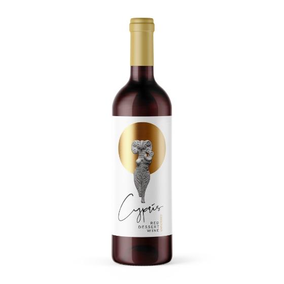 Cypris Xinisteri Sweet Dessert Red Wine 75cl