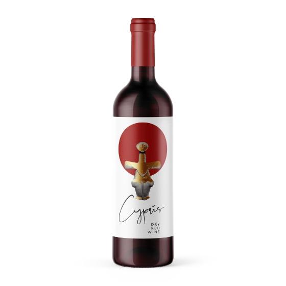 Cypris Shiraz Mataro Dry Red Wine 75cl