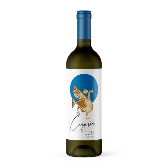 Cypris Xinisteri Malaga Dry White Wine 75cl