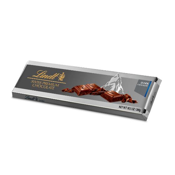 Lindt Silver Dark Chocolate Tablet 300g