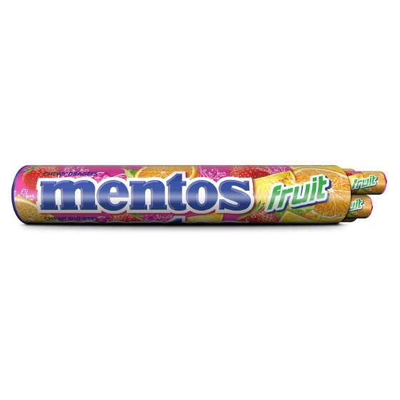 Mentos Jumbo Roll Fruit Mix 296g 